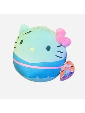 NWT Hello Kitty Frankenstein Green Sanrio Squishmallows 18in